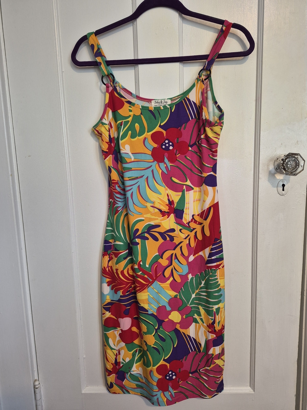 Jolie & Joy Tropical Floral Slip Dress